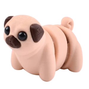 FD54 Figurka 3d drukowana fidget MOPS mopsik pies PIESEK pupil