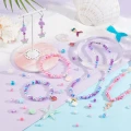 Zestaw SYRENKA mermaid koraliki wielokolorowe do bransoletek