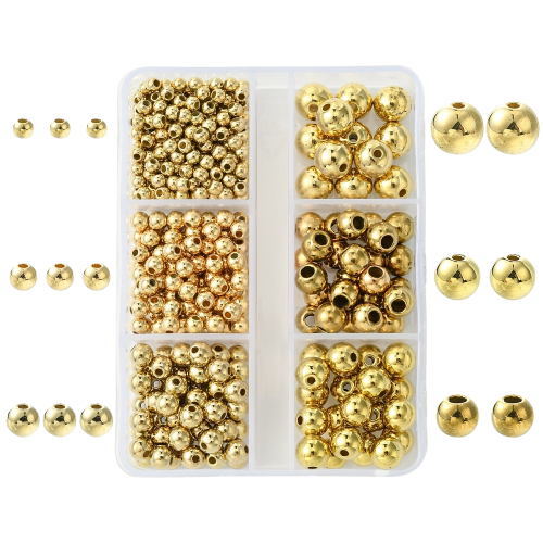 Zestaw przekładki złote MIX różne rozmiary