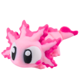 Figurka 3d drukowana fidget AXOLOTL z dużymi oczami