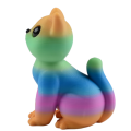 Figurka 3d drukowana KOT KOTEK rainbow