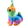 Brelok Figurka 3d drukowana KOT KOTEK rainbow