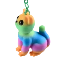 Brelok Figurka 3d drukowana KOT KOTEK rainbow