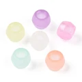Koraliki kulki oponki akryl 8mm FLUO ŚWIECĄ CIEMNOŚCI pony bead