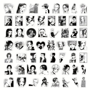 W216 Naklejki STICKER WLEPY PRZEZROCZYSTE Manga Anime Nana żywicy 61szt