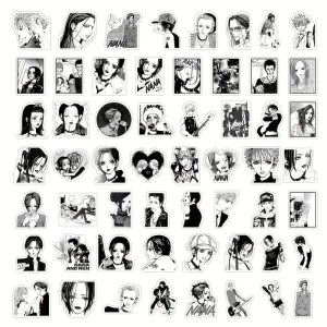 W216 Naklejki STICKER WLEPY PRZEZROCZYSTE Manga Anime Nana żywicy 61szt