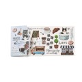 Naklejki foliowe PVC arkusze KAWA COFFEE koty scrapbooking