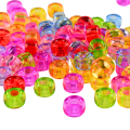 Koraliki kulki oponki przezroczyste akryl 9mm warkoczyki bransoletki pony bead