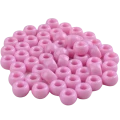 Koraliki kulki oponki akryl 9mm warkoczyki bransoletki pony bead lawendowy róż(13).png