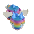 Figurka 3d drukowana fidget SMOK dragon ombre RAINBOW SKY