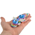 Figurka 3d drukowana fidget SMOK dragon ombre RAINBOW SKY