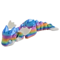 Figurka 3d drukowana fidget SMOK dragon ombre RAINBOW SKY