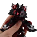 Duża figurka 3d drukowana fidget SMOK dragon CRIMSON