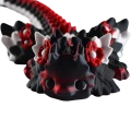 Duża figurka 3d drukowana fidget SMOK dragon CRIMSON
