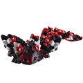 Duża figurka 3d drukowana fidget SMOK dragon CRIMSON