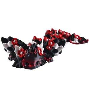 FD62 Wielka figurka 3d drukowana fidget SMOK dragon CRIMSON