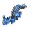 Figurka 3d drukowana fidget SMOK dragon lodowy kryształ