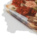 Naklejki STICKER przezroczyste RÓŻE koperta list
