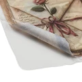 Naklejki STICKER przezroczyste MASZYNA DO PISANIA list koperta
