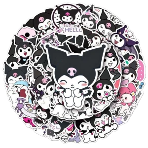 W232 Naklejki STICKER BOMB WLEPY wlepki KUROMI kreskówka 50szt