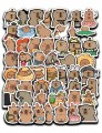 Naklejki STICKER BOMB WLEPY wlepki KAPIBARA Capybara 64szt