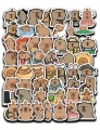 Naklejki STICKER BOMB WLEPY wlepki KAPIBARA Capybara 64szt