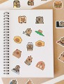 Naklejki STICKER BOMB WLEPY wlepki KAPIBARA Capybara 64szt