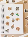 Naklejki STICKER BOMB WLEPY wlepki KAPIBARA Capybara 64szt