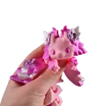 Wielka figurka 3d drukowana fidget SMOK dragon pink SAKURA
