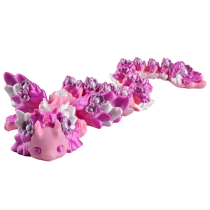 FD64 Wielka figurka 3d drukowana fidget SMOK dragon pink SAKURA