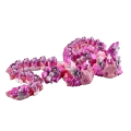 Wielka figurka 3d drukowana fidget SMOK dragon pink SAKURA