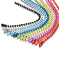 Łańcuszek kulkowy z zapięciem 2.5mm 12cm 20szt mix do biżuterii metek