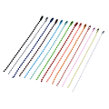 Łańcuszek kulkowy z zapięciem 2.5mm 12cm 20szt mix do biżuterii metek