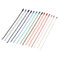 Łańcuszek kulkowy z zapięciem 2.5mm 12cm 20szt mix do biżuterii metek