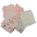 zestaw 20 papierów do scrapbookingu tłoczone RÓŻOWY