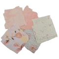 zestaw 20 papierów do scrapbookingu tłoczone RÓŻOWY