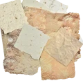 zestaw 20 papierów do scrapbookingu tłoczone PIASKOWY