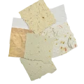 zestaw 20 papierów do scrapbookingu tłoczone PIASKOWY