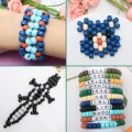 Koraliki kandi oponki akryl 9mm pony bead kolory przyrody