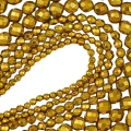 Kamień HEMATYT koraliki galwanizowane złoto PRZEKŁADKA 3mm