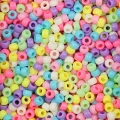 Koraliki kulki oponki akryl 9mm warkoczyki bransoletki pony bead