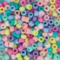 Koraliki kulki oponki akryl 9mm warkoczyki bransoletki pony bead