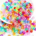 Koraliki kandi oponki akryl 9mm warkoczyki bransoletki pony bead