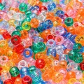 Koraliki kandi oponki akryl 9mm warkoczyki bransoletki pony bead