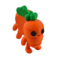 Figurka 3d drukowana fidget ludek ludzik MARCHEWKA stojąca
