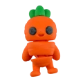 Figurka 3d drukowana fidget ludek ludzik MARCHEWKA stojąca