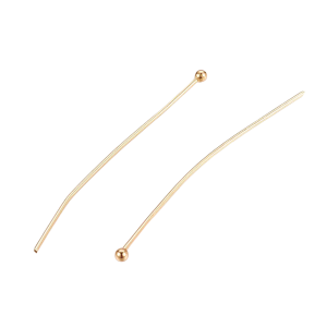 SZP4 Szpilki z kulką do biżuterii igły jubilerskie stal nierdzewna 10szt. 40mm