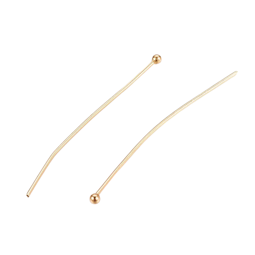 Szpilki z kulką do biżuterii igły jubilerskie stal nierdzewna
