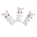 ZAW25 Zawieszka duża KRÓLIK Bunny Króliczek puszysty 1szt biały futerko