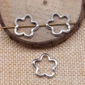 Zawieszki charm przekładka metalowe KWIATEK KORALIK do bransoletek